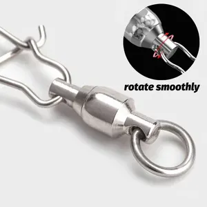 Goabatit 20 adet döner geçmeli konnektör, pin, rulman, rulman, o - ring toka seti, olta, cazibesi bağlamak kilit çapraz, araçları balıkçılık Hattın konilerinin en iyi 10 satışı-no. 6