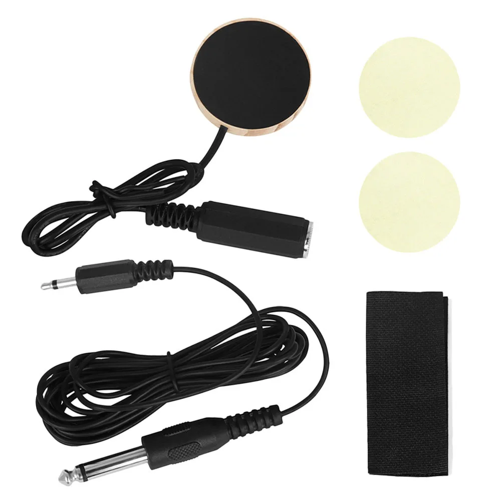 

1Set Guitar Pickup Wooden Patch Pickup for Acoustic Folk Classical Guitar Durable Accurate Sound Accessory Pickups Transducer