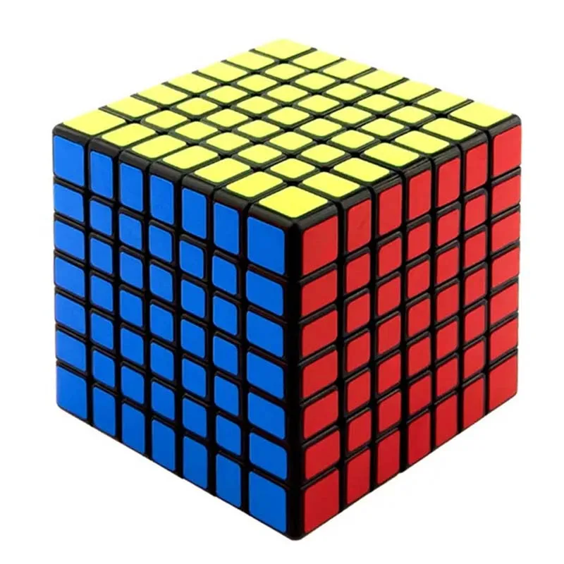 Meilong – Cube magique noir et coloré, 10 styles, 8x8, 7x7, 6x6, 5x5, 4x4, MofangJiaoshi, Puzzle de vitesse, jouet