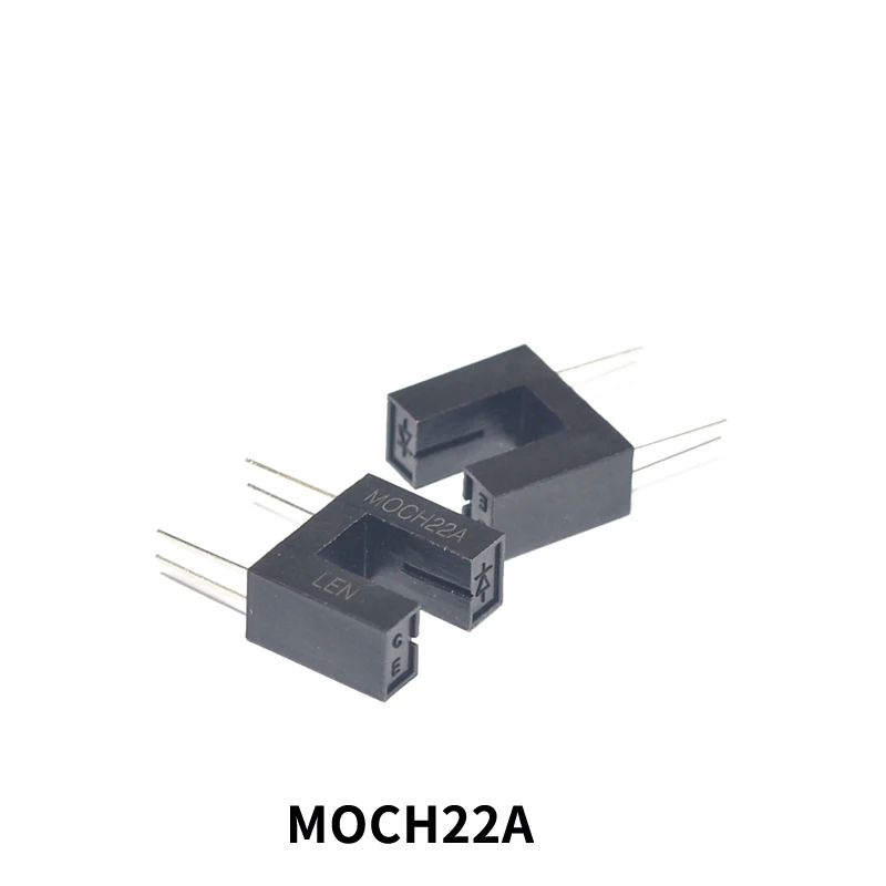 10PCS MOCH22A On-beam Photoelectric Switch Photoelectric Sensor Groove Type U-shaped Optocoupler Photocoupler Slot Width 6mm