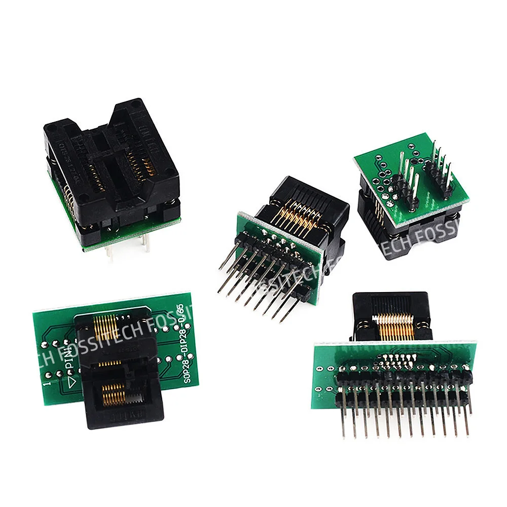 SOP8 SOP16 SOP18 SOP20 SOP28 IC Chip Testing Stand Integrated Circuit Chip Burner DIP Chip Conversion Programming Buring Stand