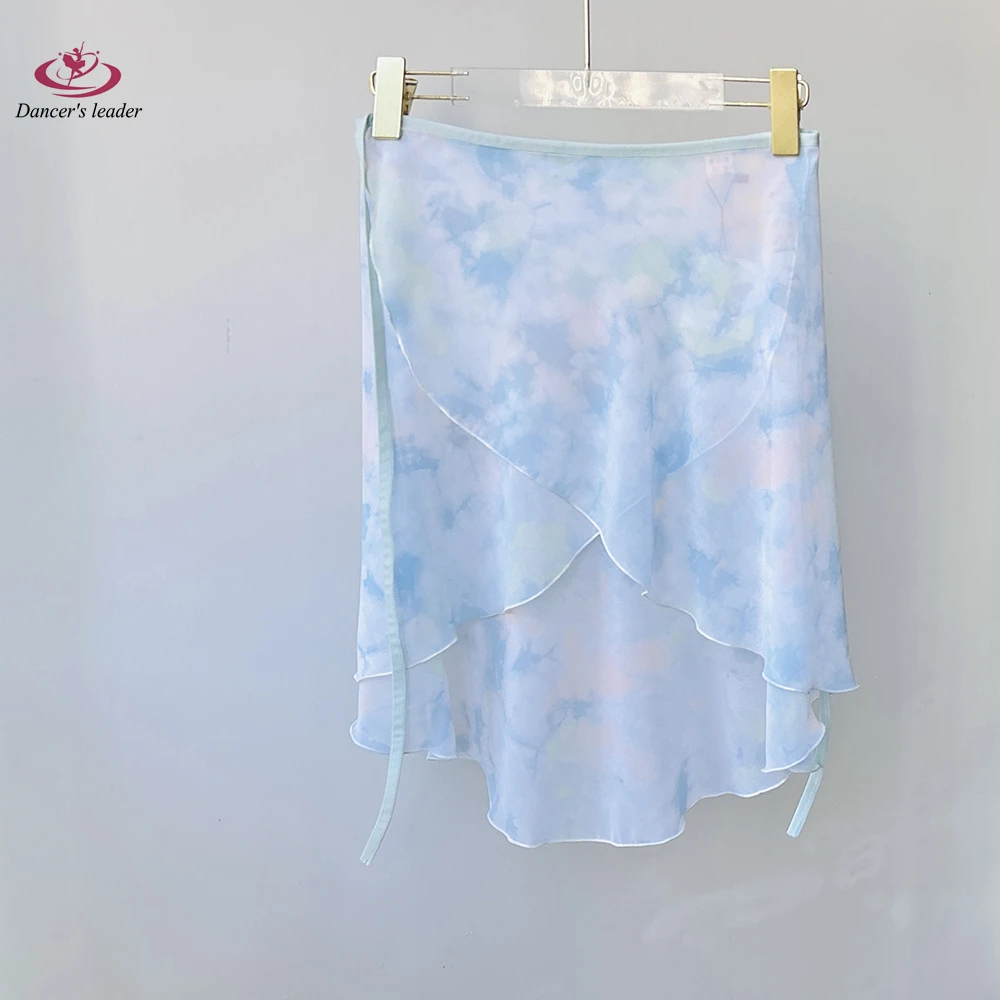กระโปรงบัลเลต์สั้นแบบไล่สี, กระโปรงเต้นรำสำหรับผู้หญิง, กระโปรงฝึกซ้อมยิมนาสติก, เสื้อผ้าสำหรับผู้หญิง, กระโปรงเต้นรำลิริคอล