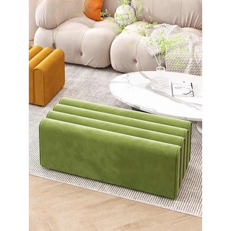 Nordic Home Door Schuhwechselhocker, Fußsofahocker