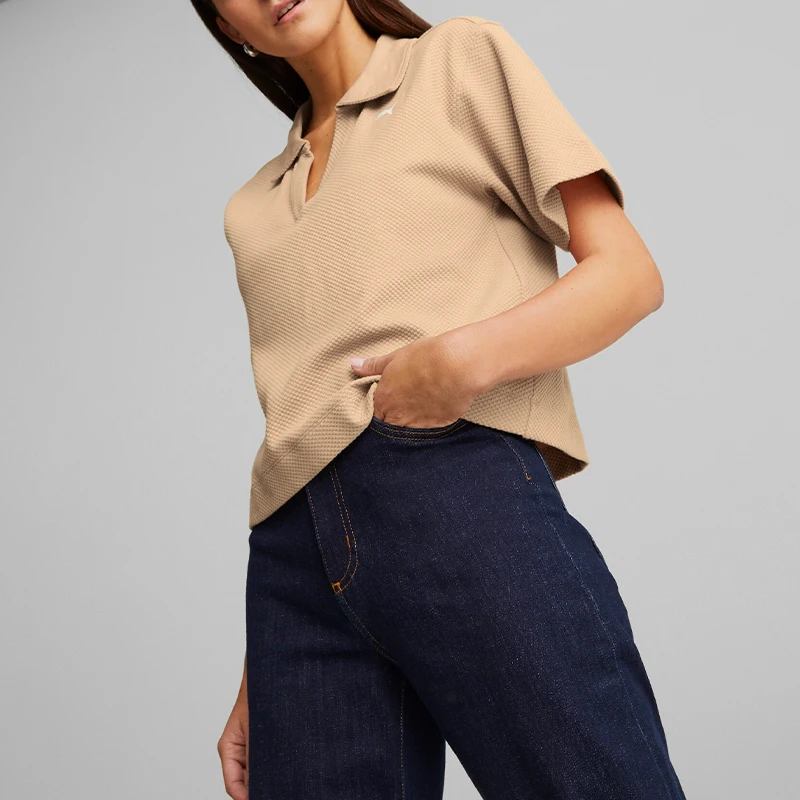 

Оригинальная сезонная женская повседневная, модная, дышащая спортивная рубашка-поло Puma 676651-89