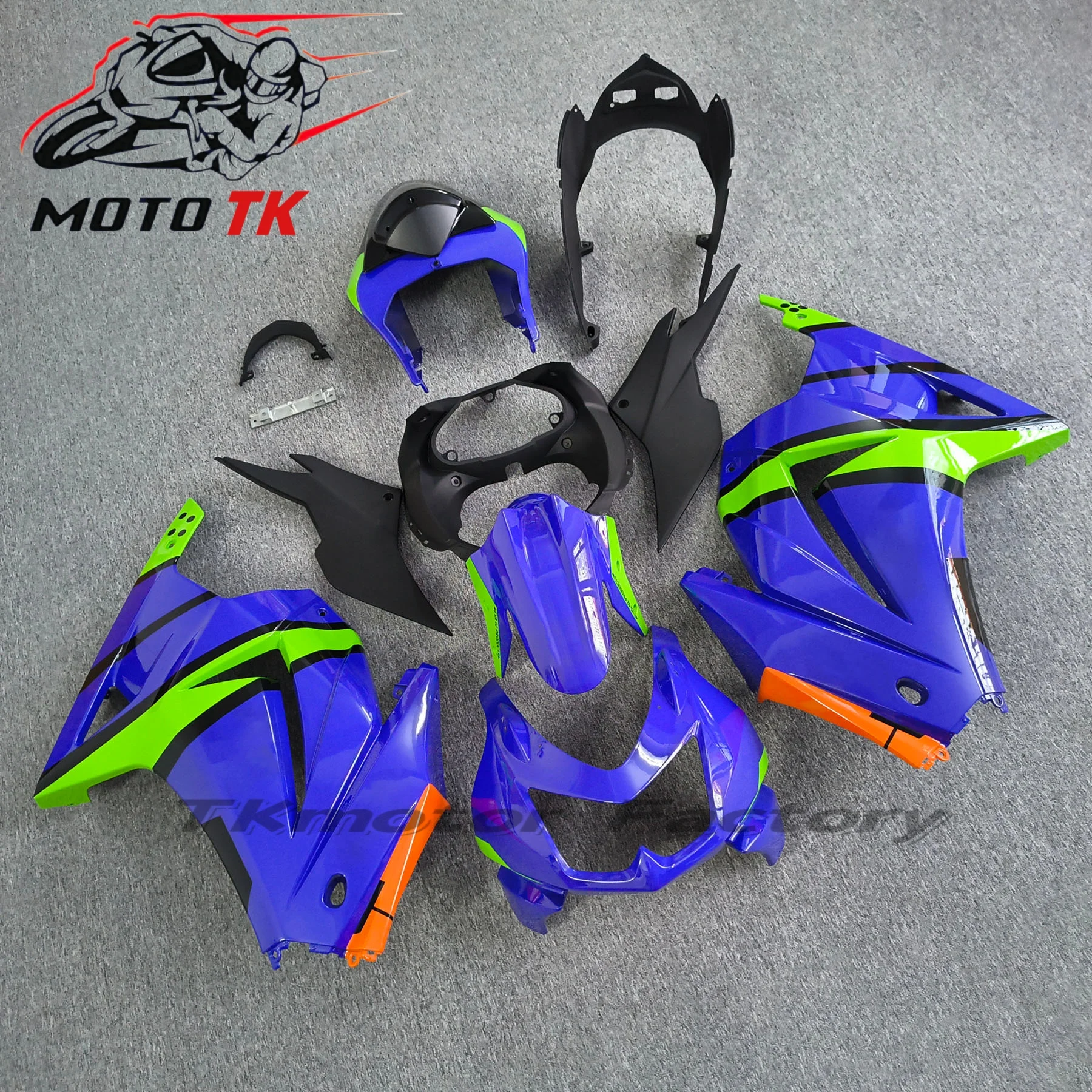 

Custom ZXMT Fairing Kits for KAWASAKI Ninja 250R 2008 2009 2010 2011 2012 2019 EX250 08-19+Fuel Tank Cover Body Kit