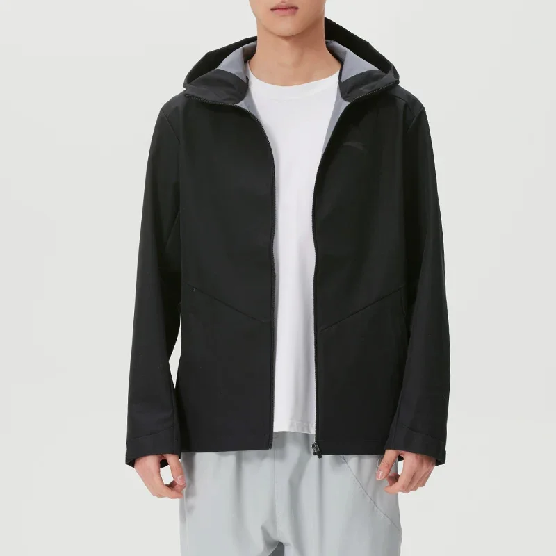 ANTA Men's Woven Hooded Jacket 2026 Spring/Summer Model Outdoor Sports Outing Commuting Coat Casual Wear 452430214-4