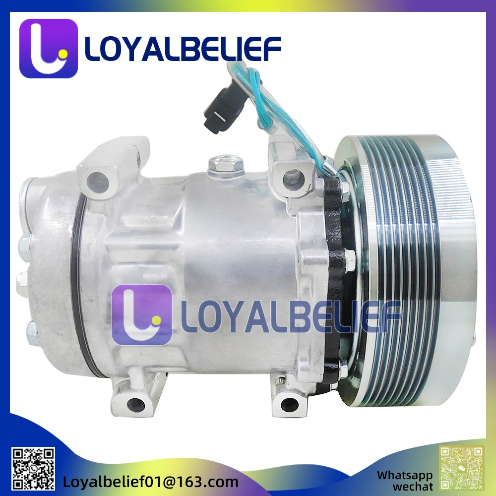 New SD7H15 AC Air Conditioning Compressor 24V For Krone Truck 270124760 3249711 324-9711 507-3868