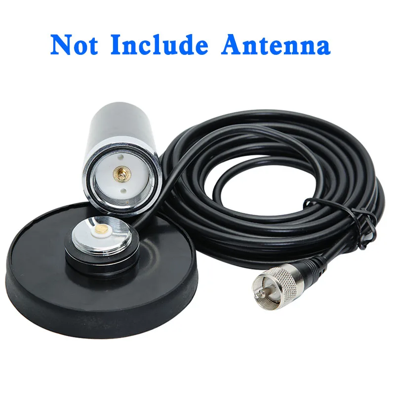 NB-90 NMO Mount Magnetic Base With RG58 5M Coaxial Cable PL-259 Male Connector for QYT TYT Car Bus Mobile Radio Antenna