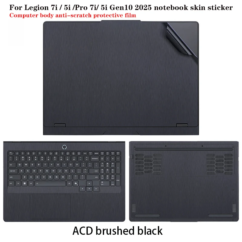 For 2025 Legion Pro 7i Gen 10 9 laptop skin sticker Legion Pro 7 16IAX10H computer body protective film shell anti-scratch