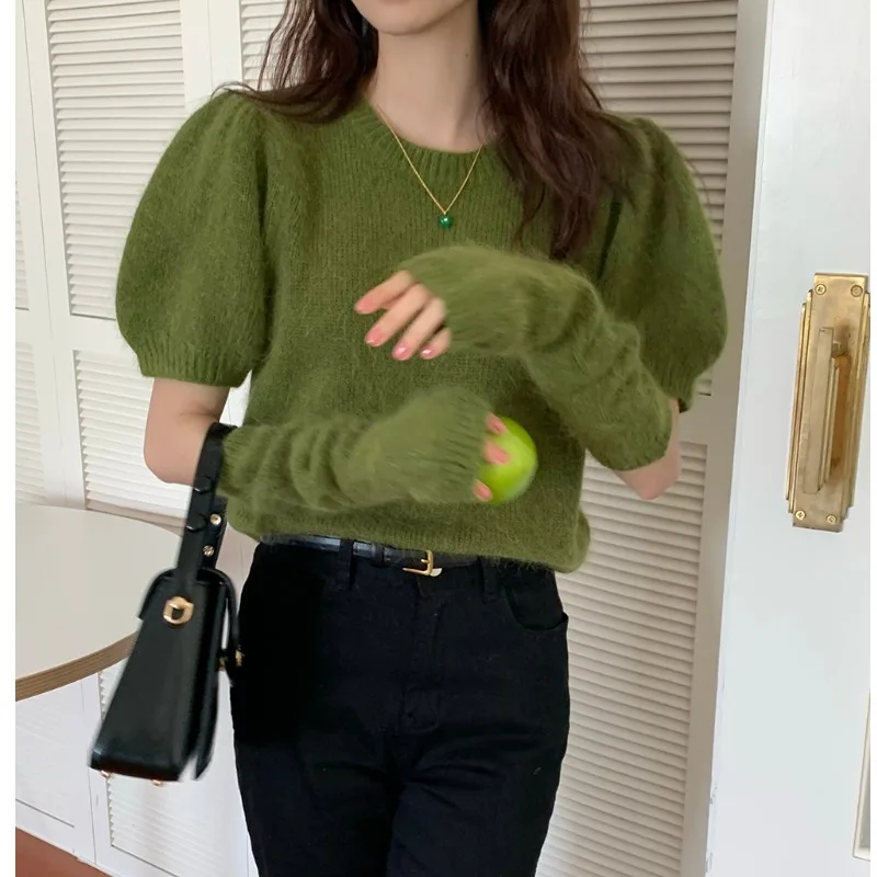 Sweaters Jumpers Pullovers Women Japanese Leopard Layered Christmas Holiday Festival Professional Formal Solid Elegant Fall Warm
