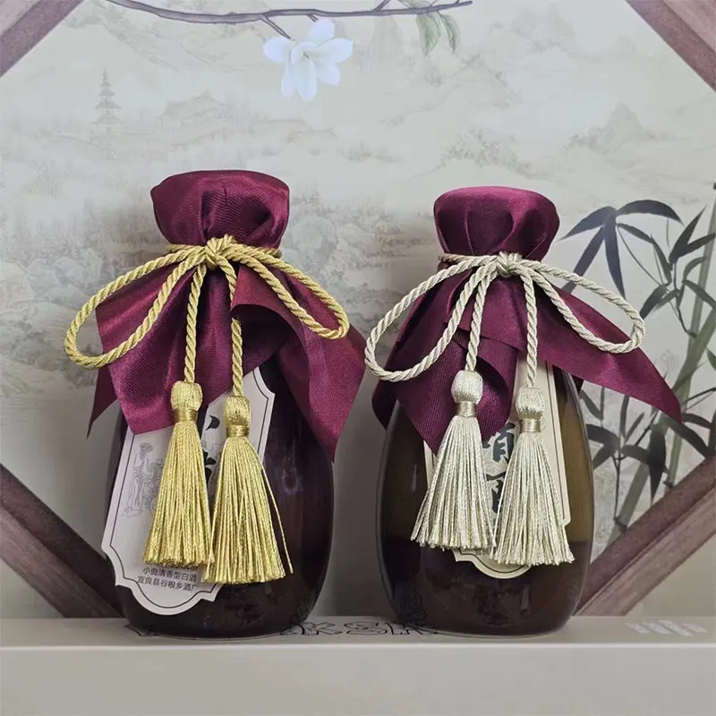 5/10 قطعة 54 سنتيمتر مزدوجة شرابة طويلة حبل هامش تقليم اليدوية الحرير المرجعية شرابات DIY بها بنفسك الحرفية الملابس الخياطة إكسسوارات الستائر