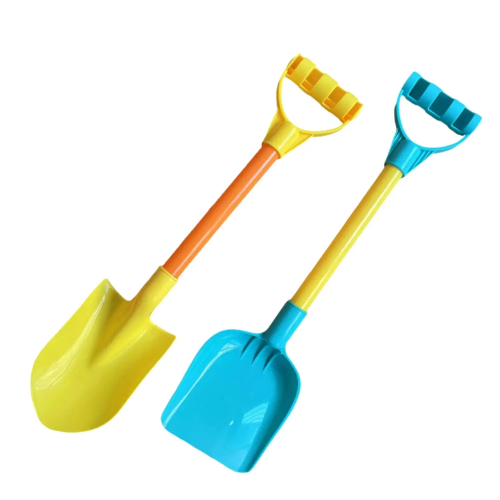 2x Kids Garden Tool Shovels Toy, Kids Beach Spades Sand Shovels Toys for Adults Gardening Tools Garden Kits Sturdy Snow Scoops