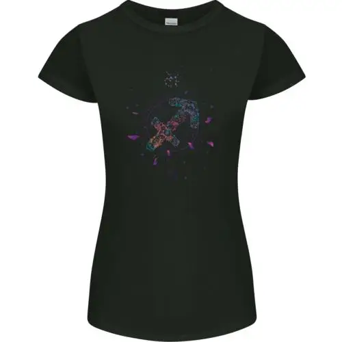 

Sagittarius Star Sign Zodiac Astrological Womens Petite Cut T-Shirt