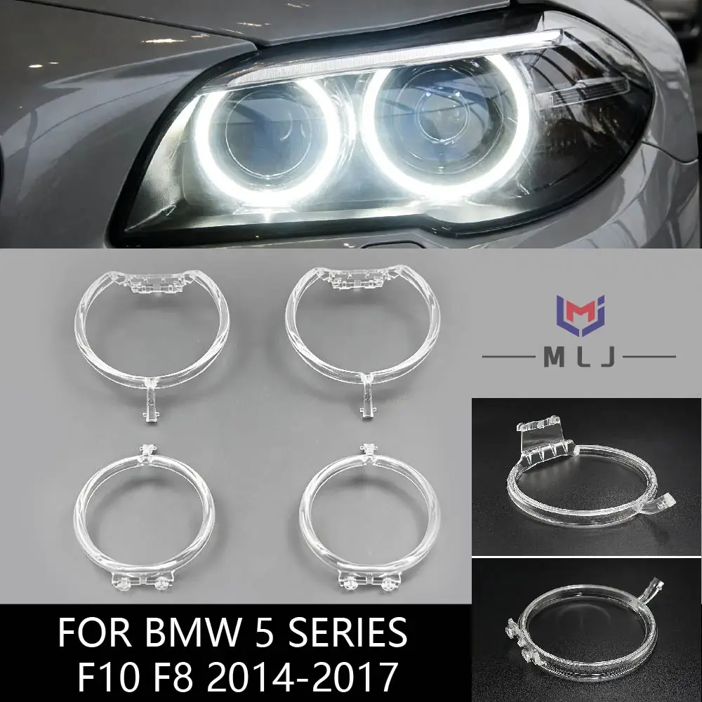 

Для BMW 5 серии F10 F8 2014 2015 2016 2017 Новая автомобильная акриловая направляющая для фар DRL, дневные ходовые огни, трубчатая планка