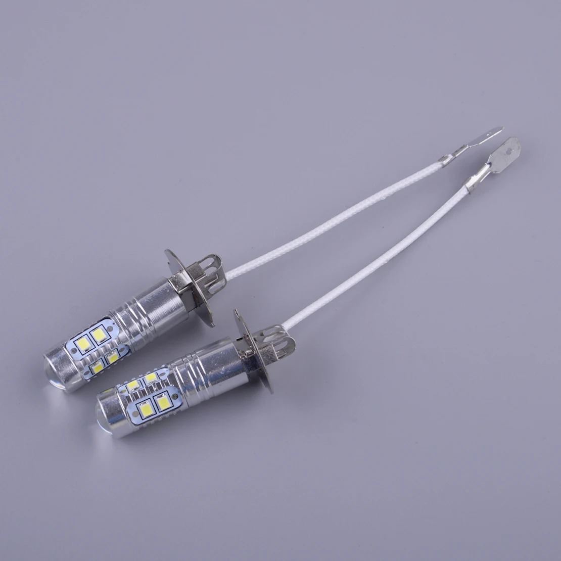 

Universal 12V 6000K 2Pcs White H3 Car LED Fog Light Driving Lamp Bulb Conversion Kit Super Bright