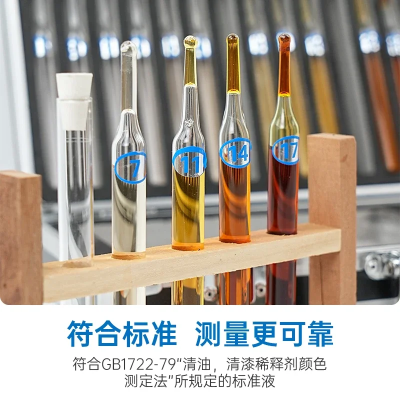 Color determination of varnish oil and thinner