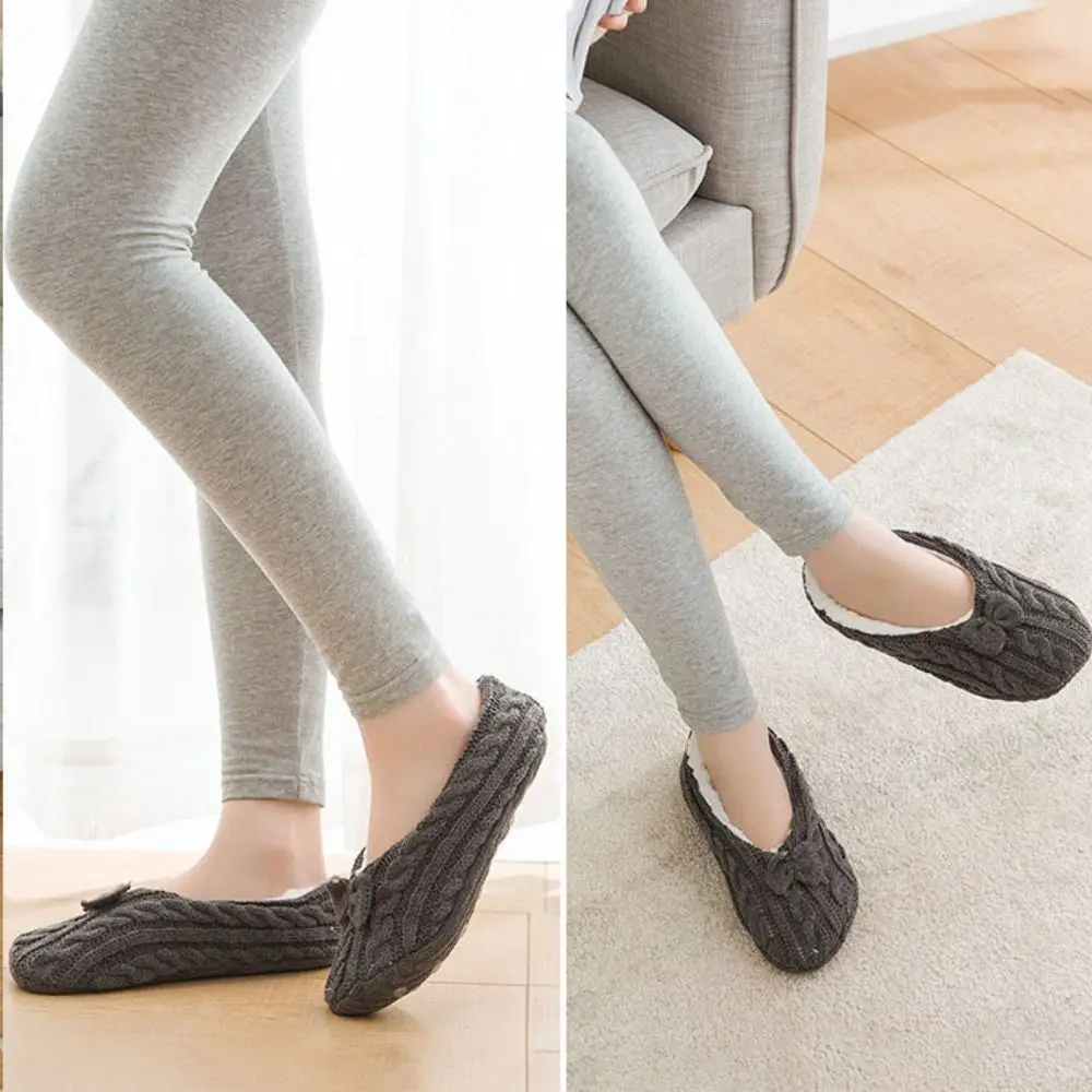 موضة محبوك المرجان جوارب صوف المضادة للانزلاق الدافئة رشاقته أفخم الجوارب الجوارب النساء الرجال النوم الجوارب خريف شتاء #2