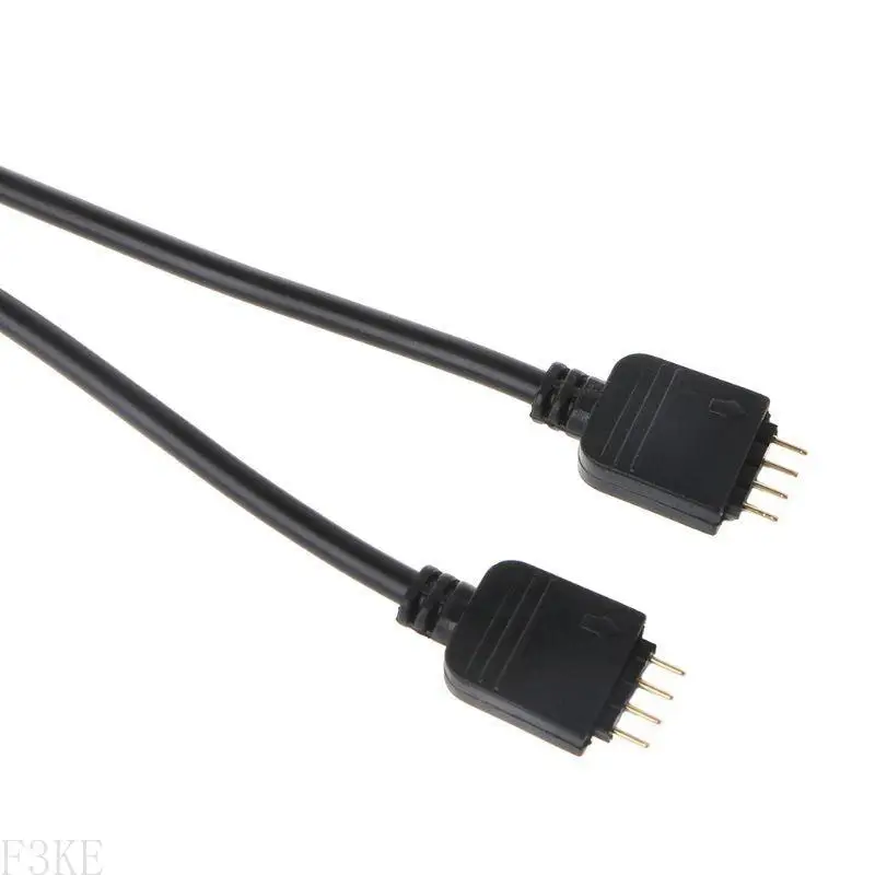 F3KE RGB SPLITTER CABLE 12V 4PIN Kabel Adaptor Komputer CPU Connector Splitter Connector Hu