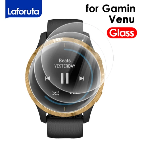 Vidrio templado para Garmin Venu, Protector de pantalla para Garmin Forerunner 45s 55 235 265 645 945 965, película protectora S62 Instinct