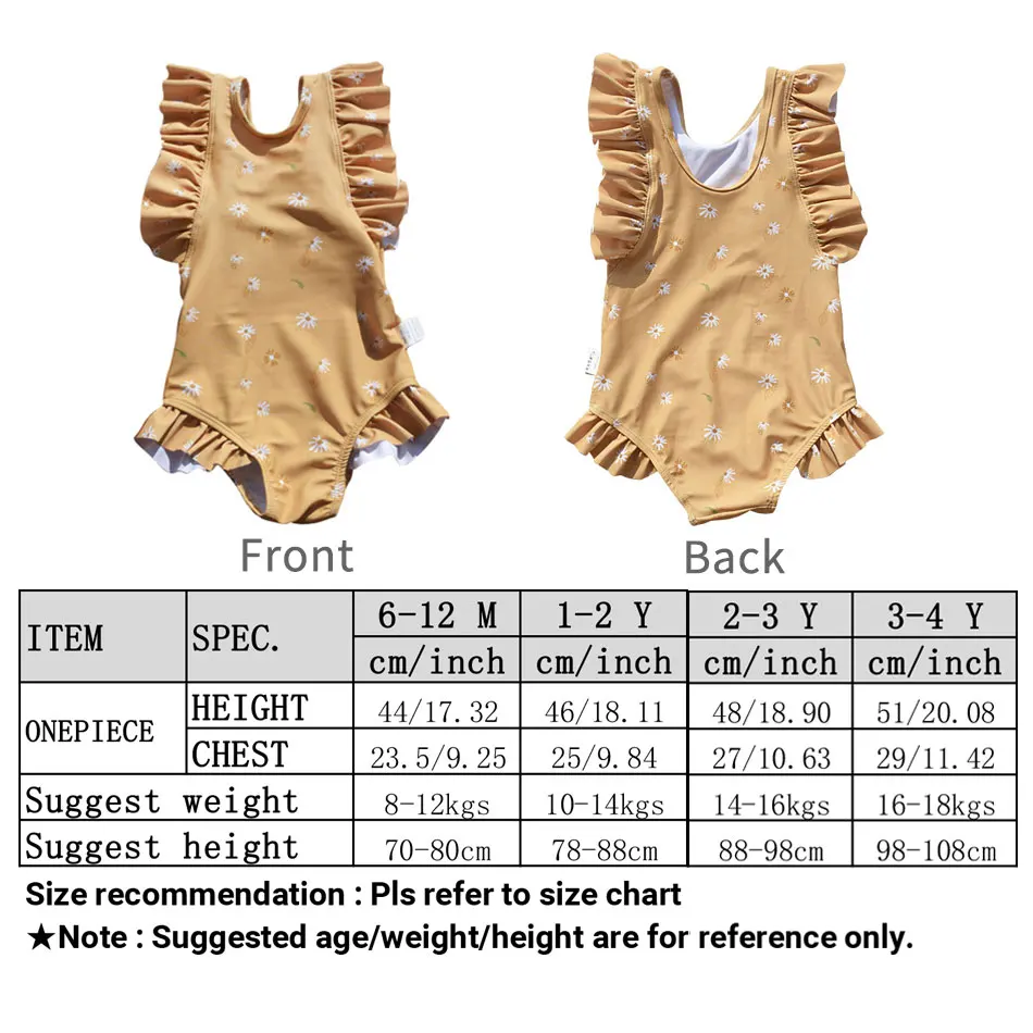 EezKoala Children's One Piece Swimsuit Sunscreen Quick-Dry Baby Surfing Suit for Girls Swimwear Toddler Bathing  Swim Cloth