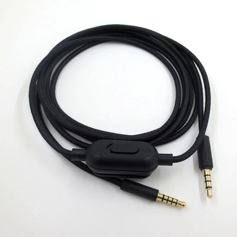 Headset Cable for Logitech G433 G233 GPRO X Universal Game Headset Audio Cable 2M