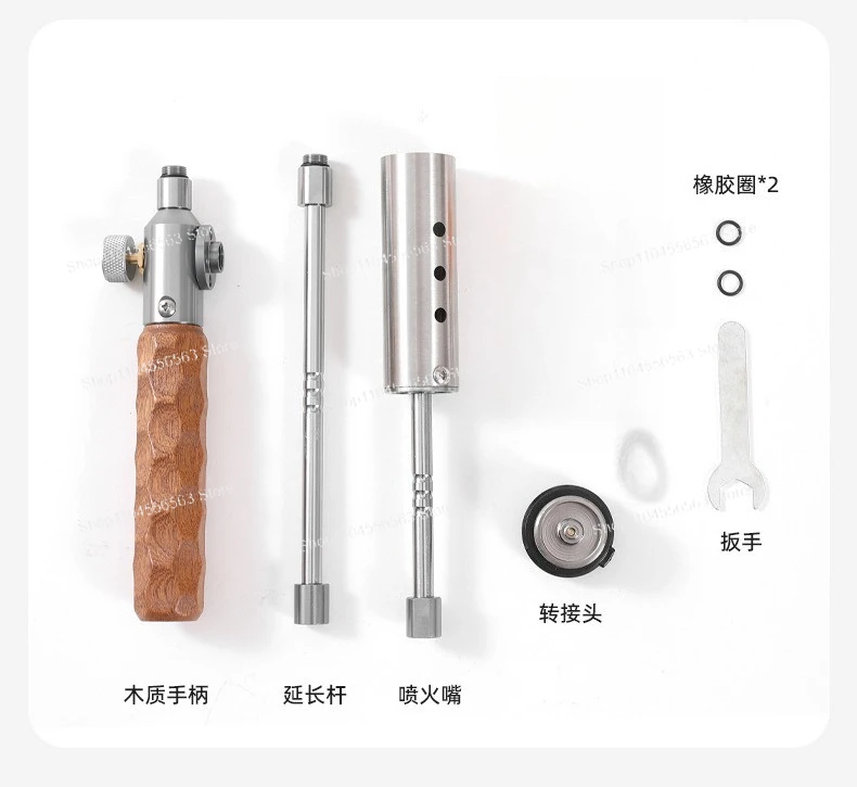 

Портативная съемная уличная зажигалка для барбекю из нержавеющей стали для кемпинга, приготовления пищи и сжигания волос