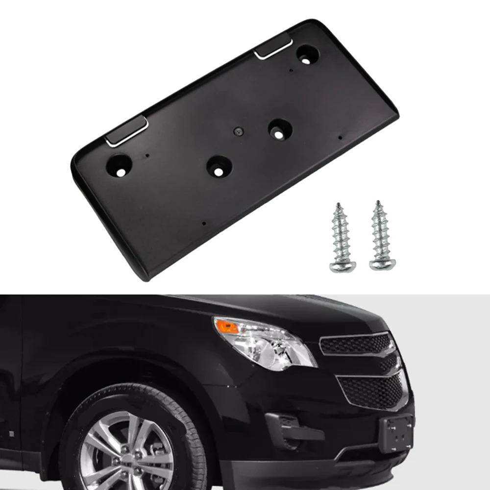 

25798733 GM1068134 Car front bumper license plate frame bracket fit for Chevy Equinox LS/LTZ/L/LT 2010 2011 2012 2013 2014 2015