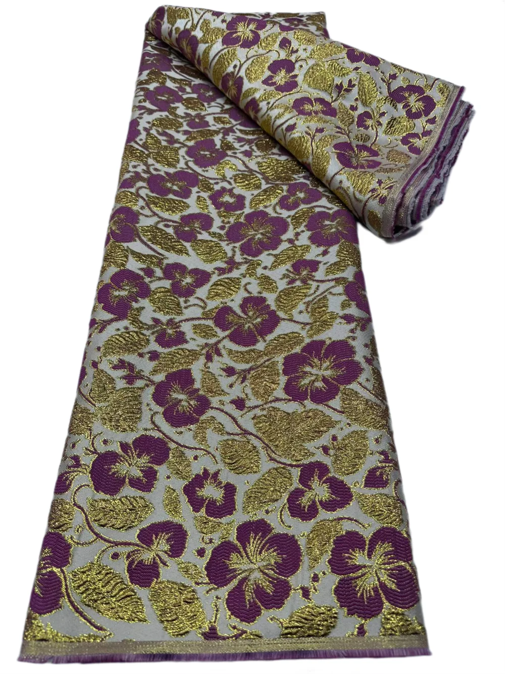 Goedkope, hoogwaardige Afrikaanse organza brokaat kantstof, 5 yards, Franse tule, geschikt voor feestjurken, Nigeriaanse jacquard kant, stof voor het maken van kleding.