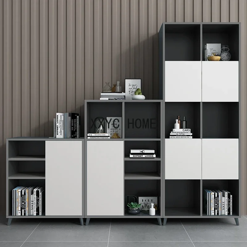 

New Office File Cabinet Low Locker Creative File Data Wooden Public Office Furniture