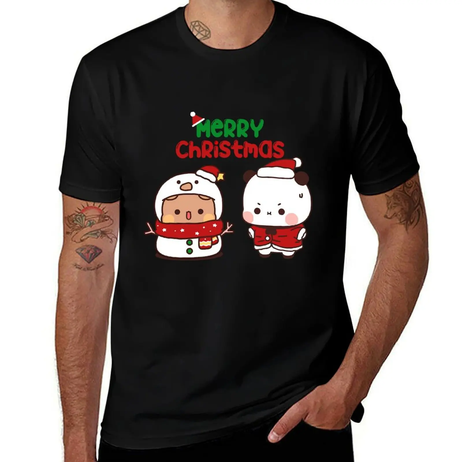 

bubu dudu dancing in love Christmas T-Shirt Casual Basic Street Style T-Shirt