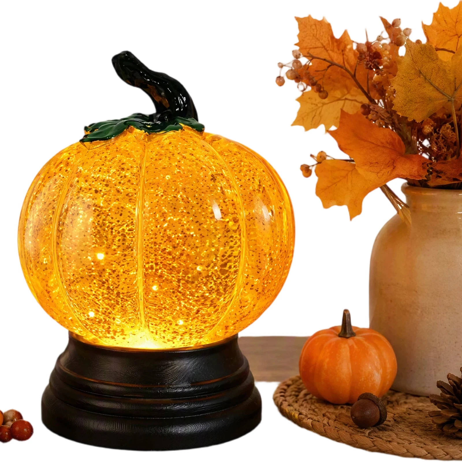 Globo de neve de mesa para o H - Halloween Pumpkin Decor Led avaliação e preço