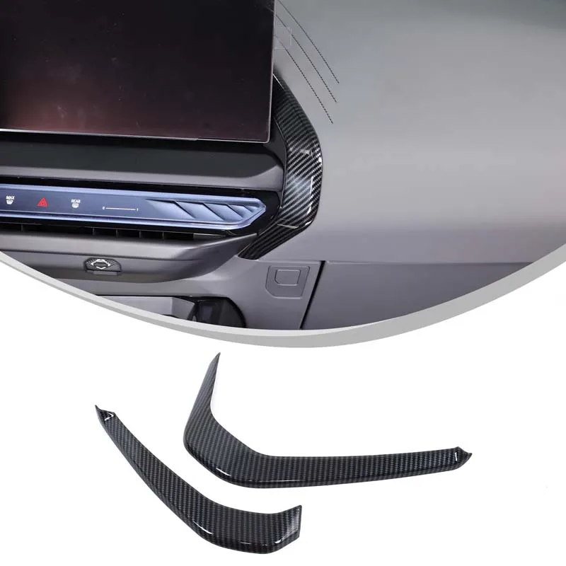 Für BMW X3 G45 2025 2026 Auto Zubehör Interior Center Konsole Dashboard Panel Streifen Abdeckung Trim ABS Carbon Faser