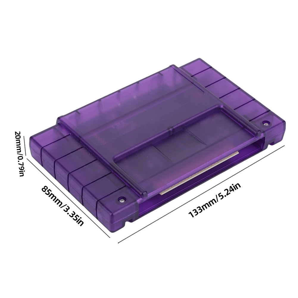 خرطوشة ألعاب بطاقة فلاش لوحدة التحكم SNES ، بطاقة TF 8 جيجابايت ، في 1 ، كاسيت ألعاب