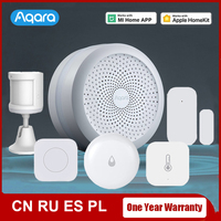 Aqara Smart Home Kits Gateway M1S Hub Wireless Wall Switch Water Humidity Door Body Sensor Zigbee Work With Mi Home Homekit APP