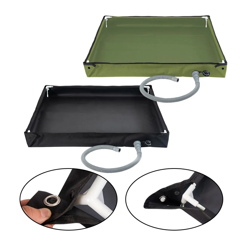 

Outdoor Shower Base Camping Shower Base Outdoor Bathing Convenient Storage Fixing Rod Support Lightweight Design