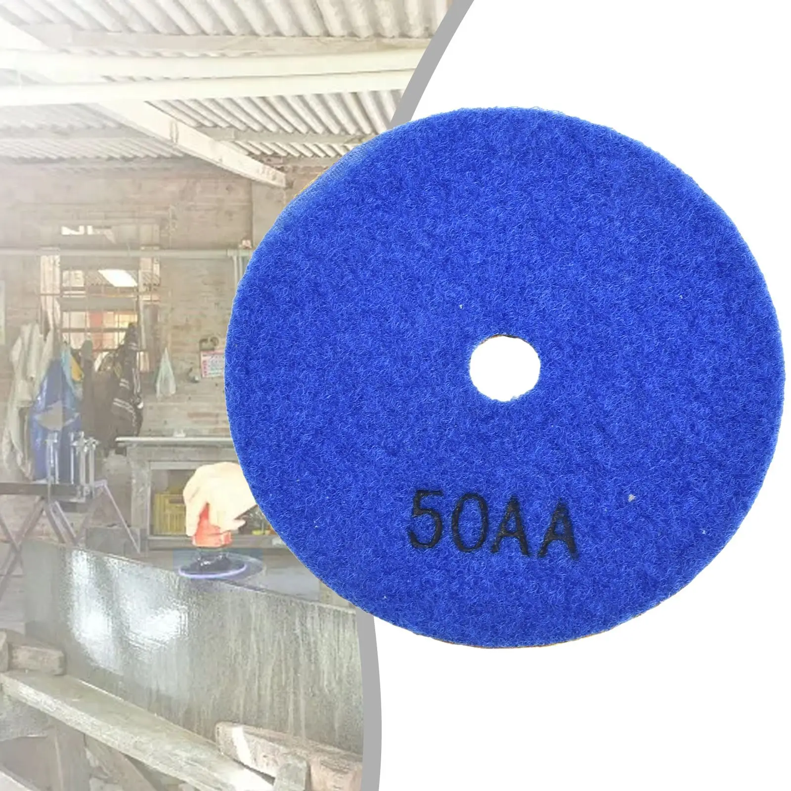 

Super Diamond Polishing Pad Bond Concrete Copper For Granite Marble Wet Polihing 4 Inch 400# 50# High Glossiness Wet