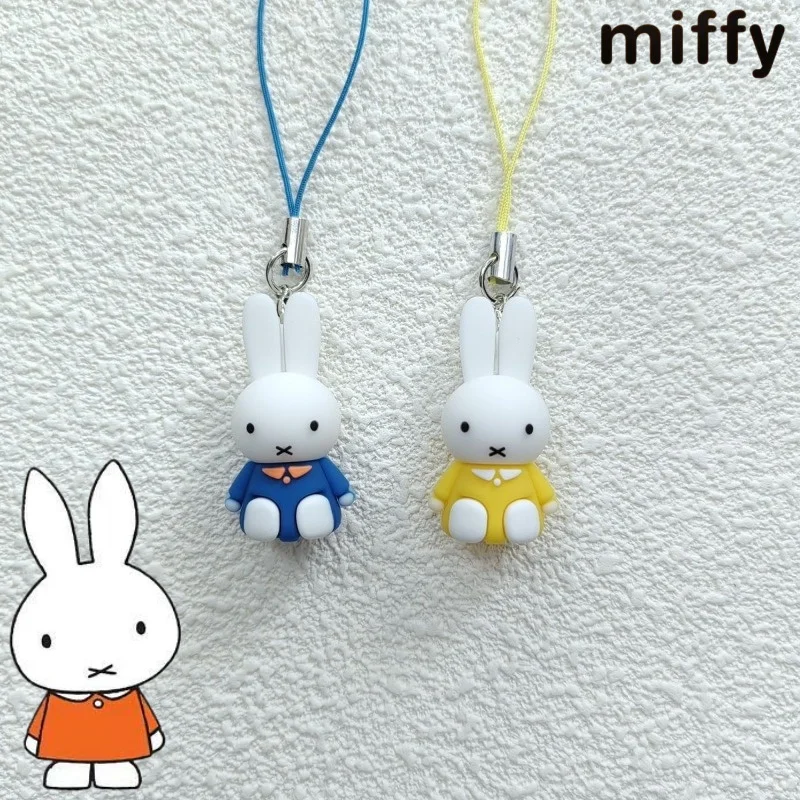 

Sweet Miffy Rabbit New Cute Creative Cartoon Doll Keychain Pendant Fashionable Versatile Portable Mobile Phone Decoration Strap