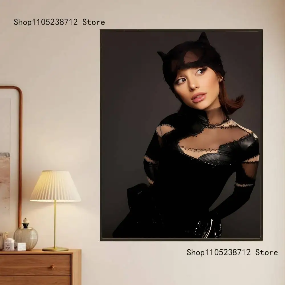 Singer A-Ariana G-GrandeS Poster Prints Wall Art Painting Picture Gift Living Room Bar Restaurant Dec Sticker Large