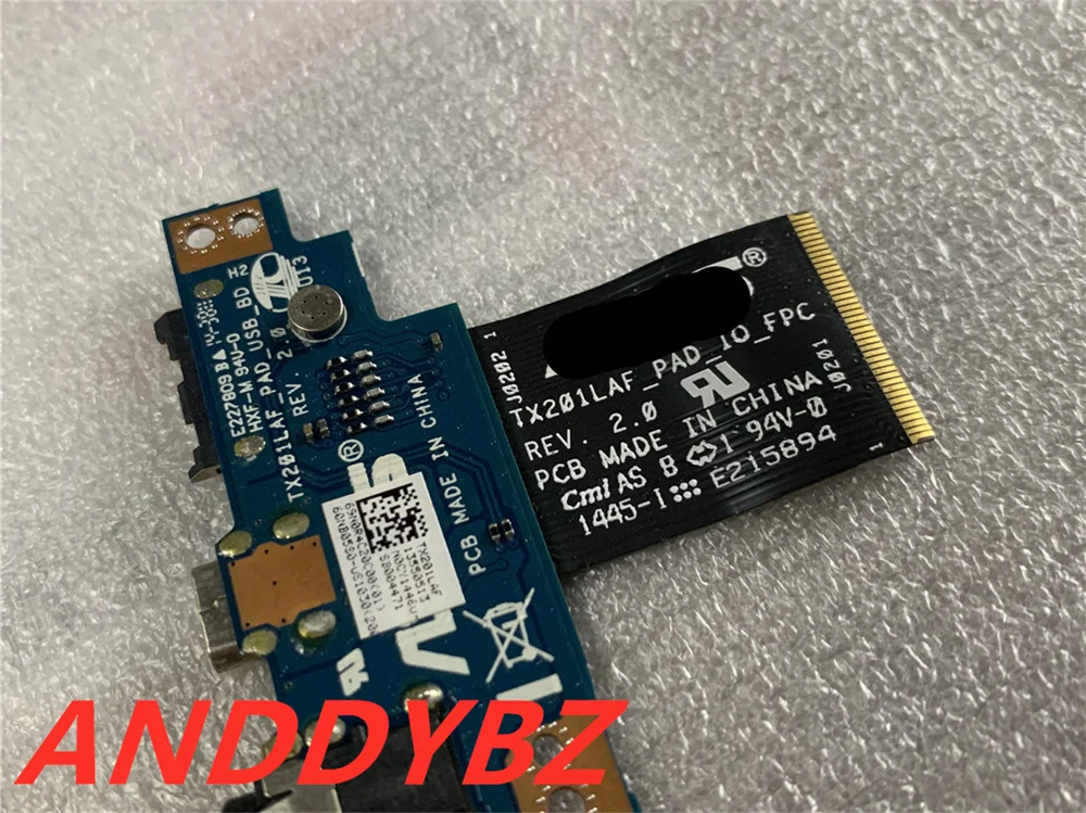 Original FOR asus tx201la charging port SD card reader board WITH CABLE  tx201la_pad_usb_bd  TESED OK