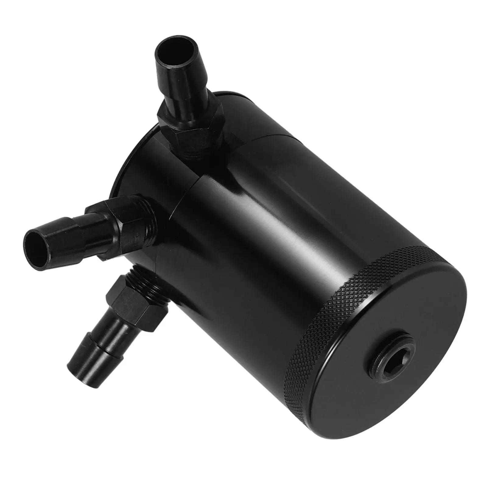 

Oil Catch Can 3-Hole Baffled Air Oil Separator Durable Aluminum Car Catch Tank Kit For Engine Performance