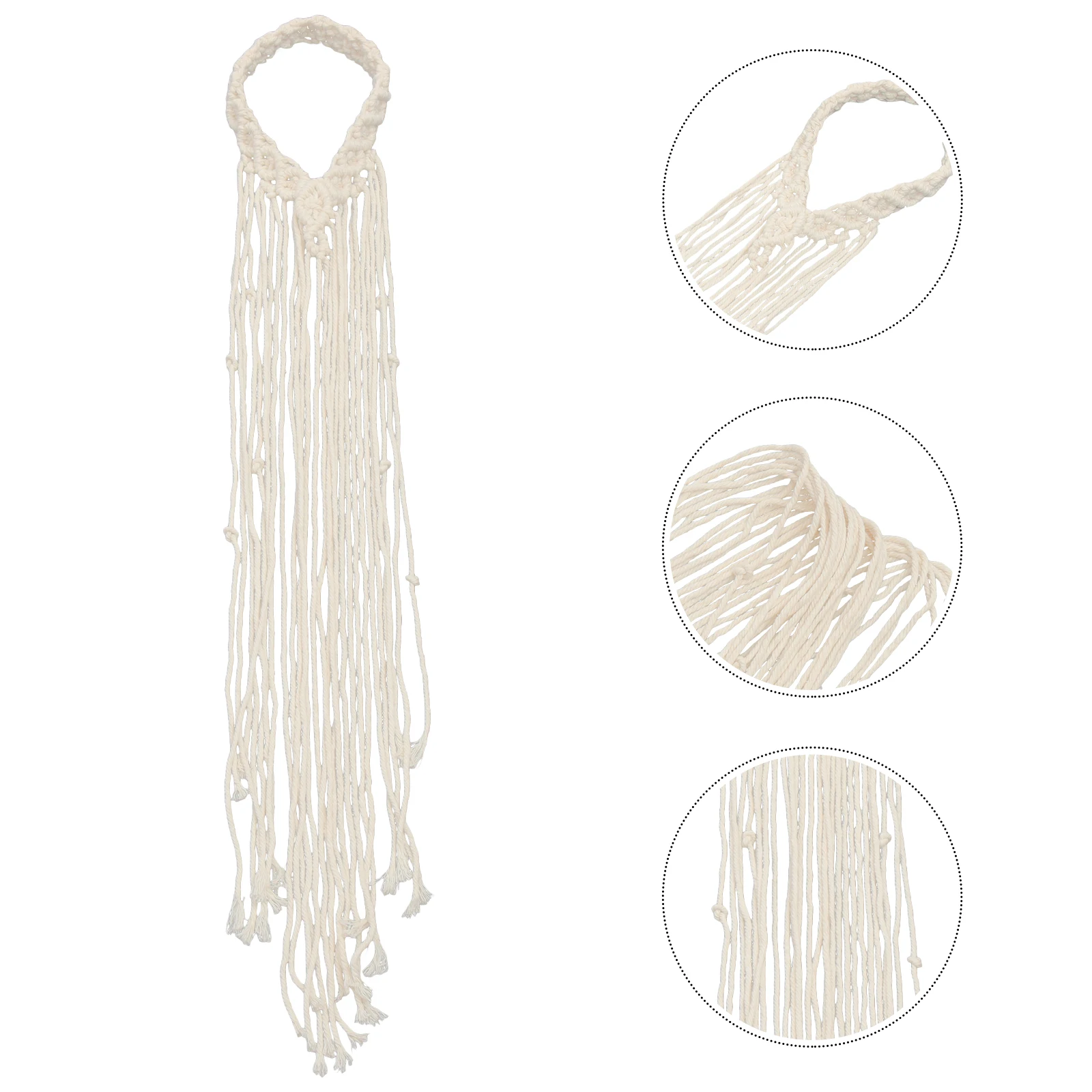 

Braided Headband Bands Women Accessories Bridal Hair Accessories Cotton Rope Bride Headband Macrame Headwrap Bridal Hair Chic