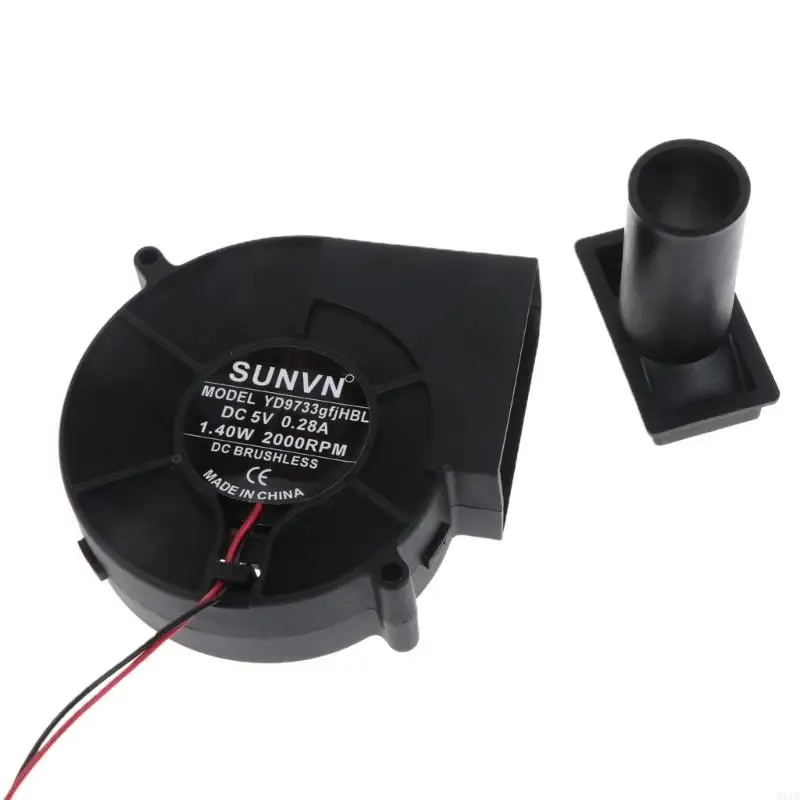 517A BBQ Fan Fan Outdoor Cooking Blower Sharcoal Stare Pecnic Pecnic Barbecue Electric Fans 9733 для 5V 12V 24V 2PIN 97 мм F