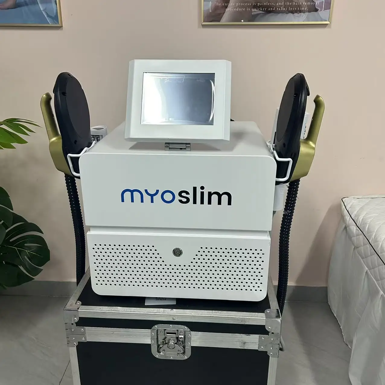 

Myoslim Новый настольный RF машина для коррекции фигуры Роликовый аппарат для уменьшения жира и магнитного похудения EMS для коррекции фигуры и похудения Белый