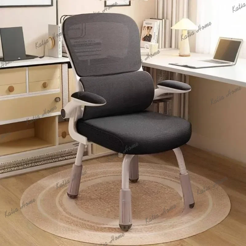 Silla de oficina con reposacabezas gris, cómoda, con reposabrazos, ideal para conferencias, uso en ordenadores y videojuegos, diseño de gran tamaño.