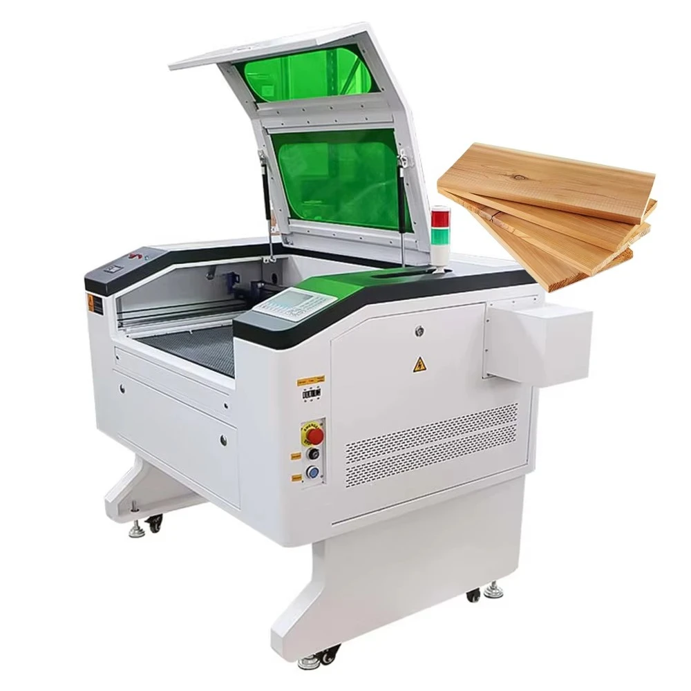 -Vevor Sihao 100W CO2 Glass Engraver Cutter Machine 7050 Water Chiller for Home Use Wood Stone Paper Rubber Acrylic MDF AI