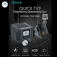 QUICK TV2 Smart Desoldering Gun Rework Station Touch Switch With LCD Display Intelligent Delay Soldering For Phone PCB Repair