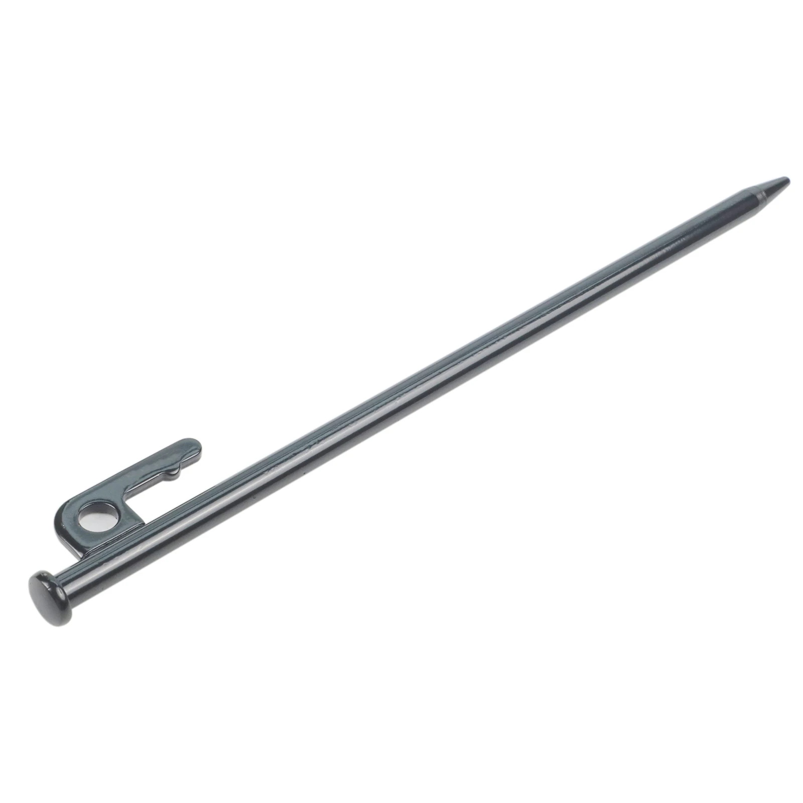 

Camping Setup 30CM Ground Nails Camping Stakes Heavy Duty Tent Stakes Barbecue Black Ergonomic Pull-Tab Design