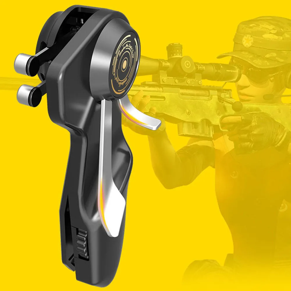 For PUBG For Tablet Trigger Games Accessories Metal Aim Key Joystick Grip Trigger Gamepad Controller Fire Button
