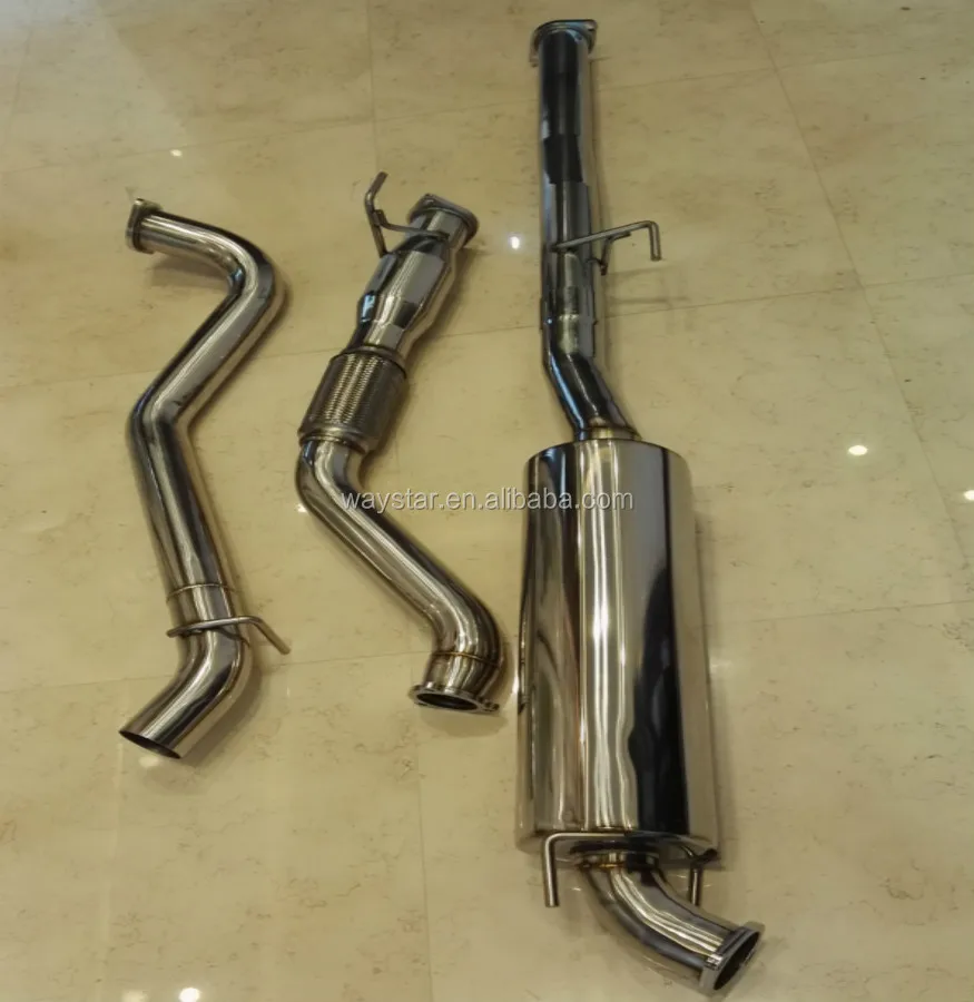 Hilux 3 Inch Stainless Steel Exhaust System Catback For Toyota Hilux 3.0L D4D Diesel