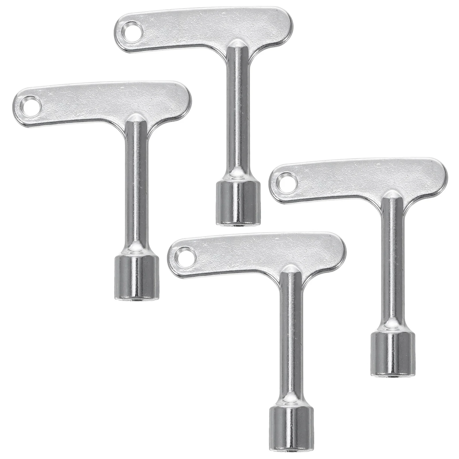 4 Pcs Elevator Key Utility Keys for Emergency Lift Door Universal Socket Service Triangle Cabinet Spanner Wrench Fire